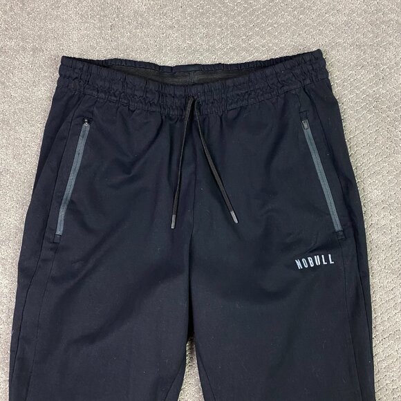Nobull Joggers Pants Men's XL Black Sweat Gym Running Performance Drawstrings - Picture 2 of 14